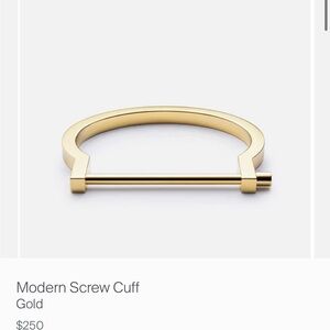 Miansai - 2 Gold Modern Screw Cuff